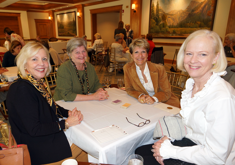 Christ Child Society of Pasadena has fun playing Bridge with other CCS members - alt text