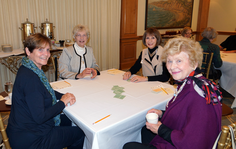Christ Child Society of Pasadena has fun playing Bridge with other CCS members