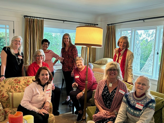 Coffee Chats at different member's houses with the Christ Child Society of Pasadena non-profit organization