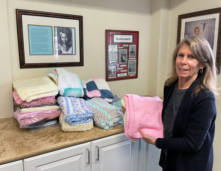 Christ Child Society of Pasadena with Layette set - helping children in San Gabriel Valley, CA