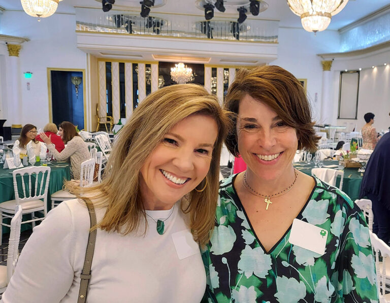 People enjoying the Christ Child Society of Pasadena annual fund raising auction and luncheon in 2024