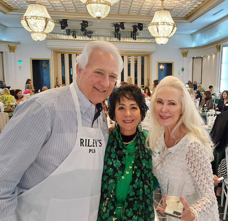 Jeff and Angel Throop at Christ Child Society of Pasadena Annual Auction and luncheon in 2024