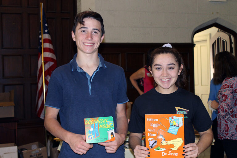 Christ Child Society of Pasadena helps kids with reading in their United in Service project