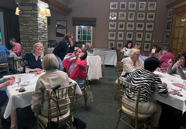 Playing Bunco with the Christ Child Society of Pasadena is SO much fun!